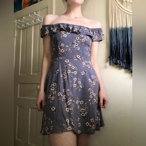 Off the shoulder summer dress!